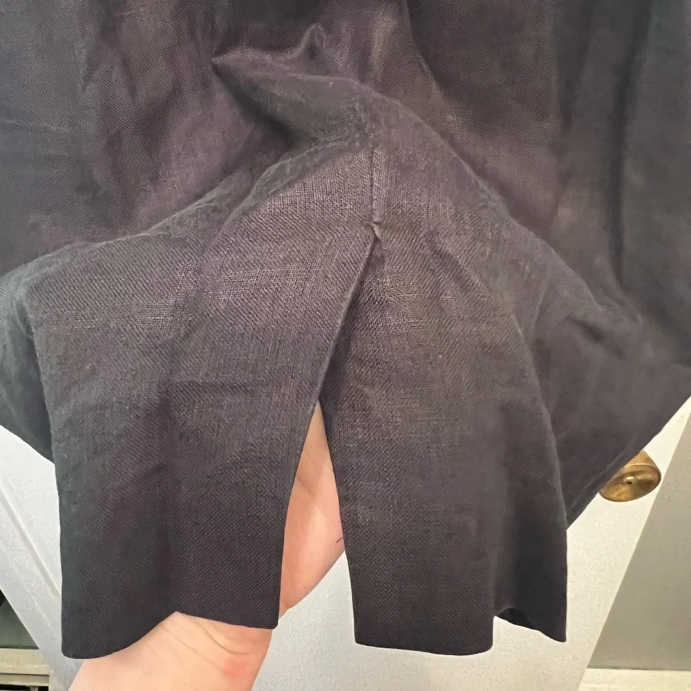 J. Crew Black Midi Dress with Bow Detail - Picture 5 of 6